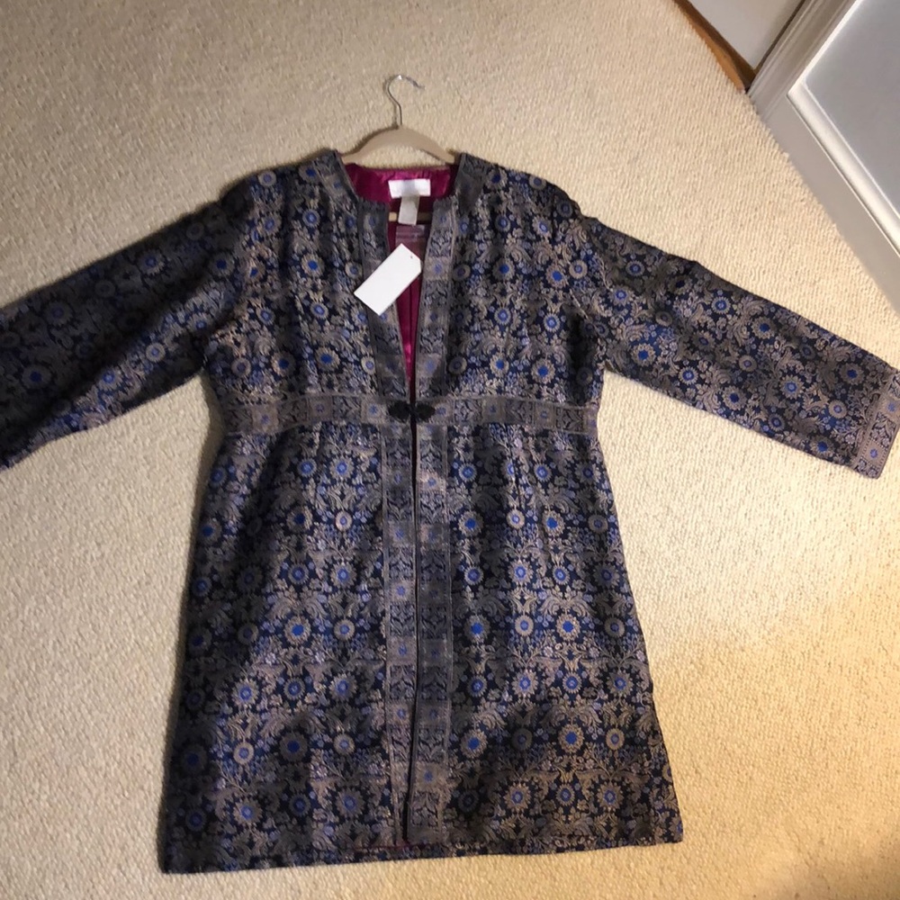Soft Surroundings Asian duster jacket, new